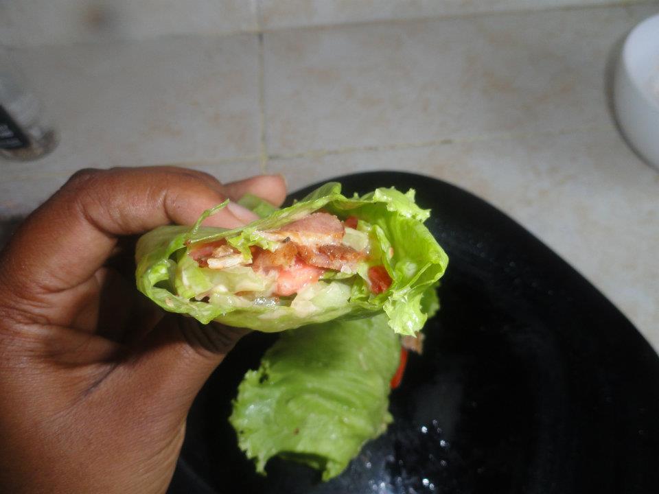 breadless blt sandwich
