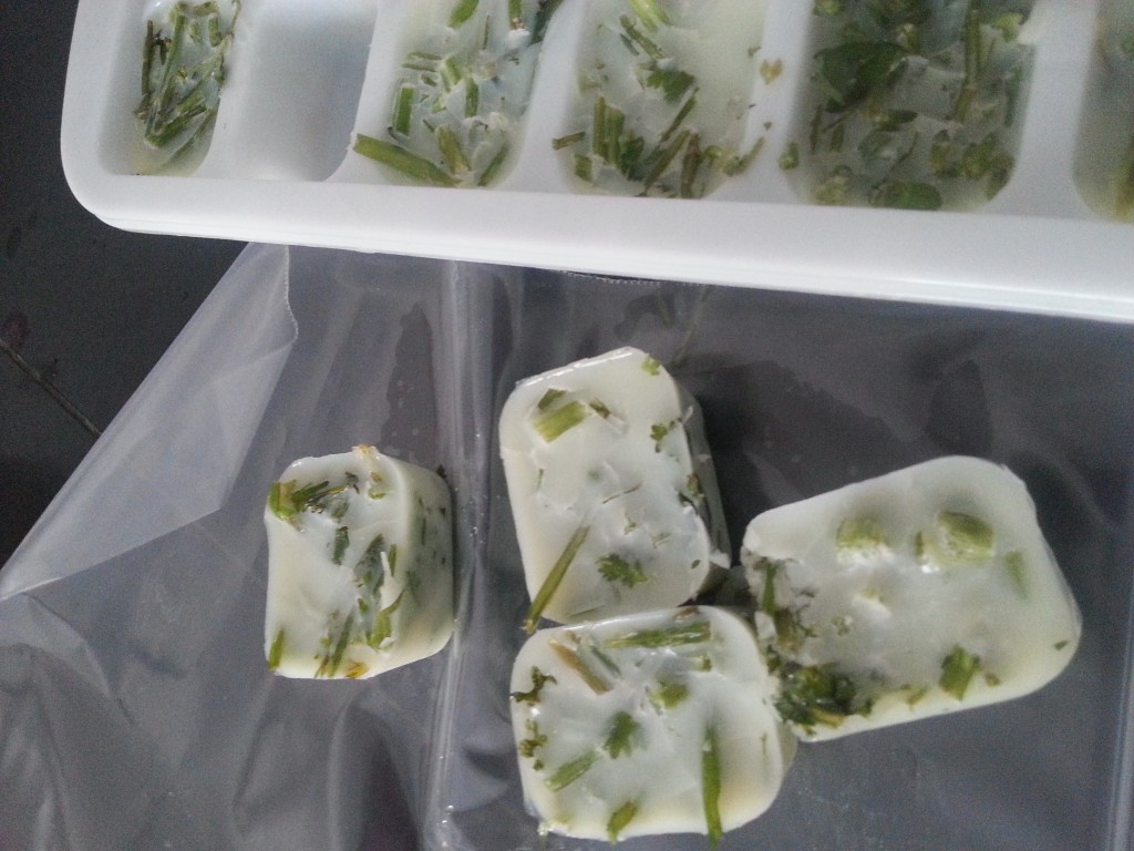 Corriander cubes